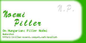 noemi piller business card